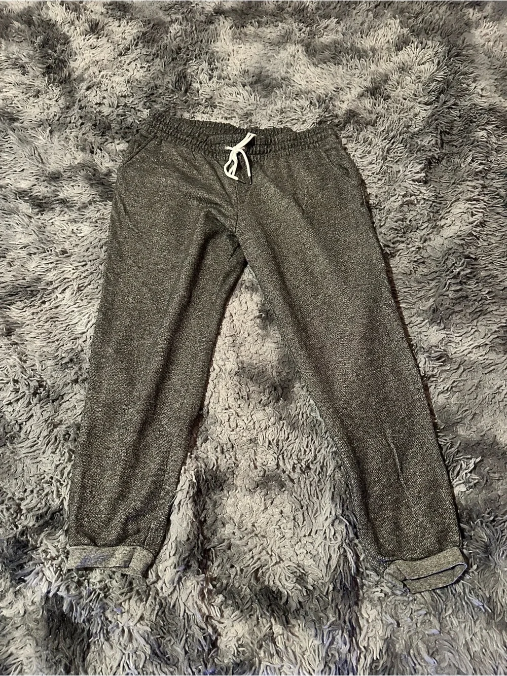 Old Navy Heather Charcoal Gray Jogger Pants